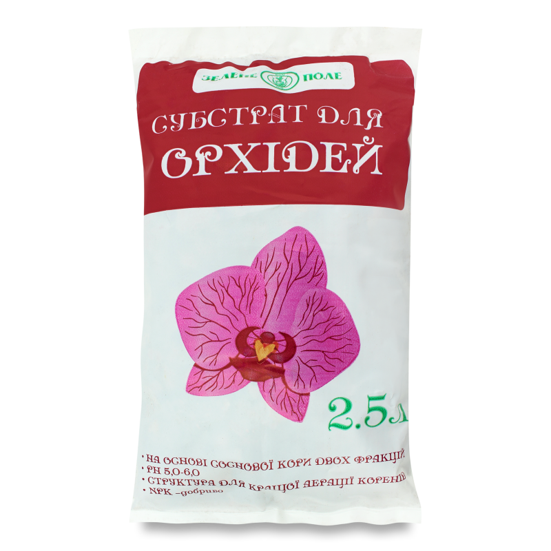 Субстрат д/орхідей 2,5л Зелене поле