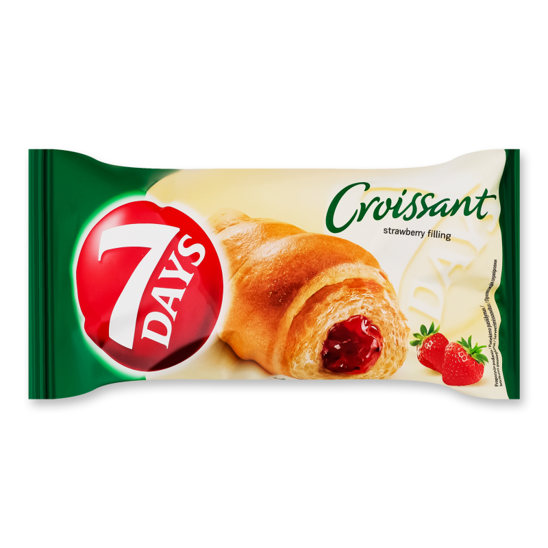 Круасан-міді з начинкою полуниця 60г 7 днів