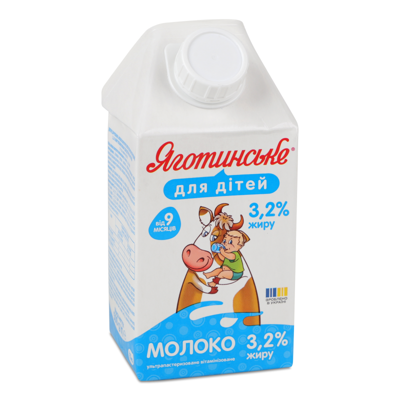 Молоко від 9місяців 3,2% 500г т/брік Яготинське