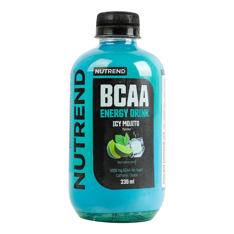 Напиток енергетичний безалкогольный газированный Льодяний мохіто BCAA Energy drink Nutrend п/пл
