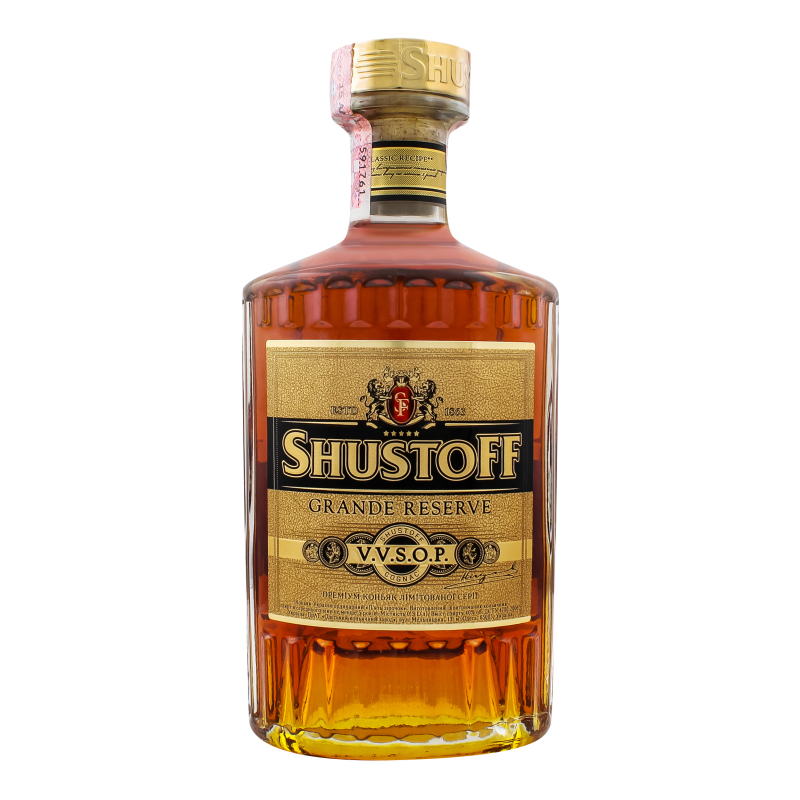 Коньяк 0.5л 40% 5 звезд Shustoff бут Shustoff(4820000947831): купить в ...