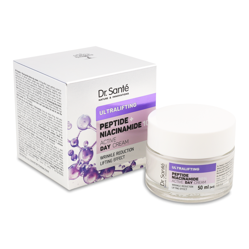 Крем д/обличчя Ultralifting Пептид+ніацинамід активний денний 50мл Dr.Sante