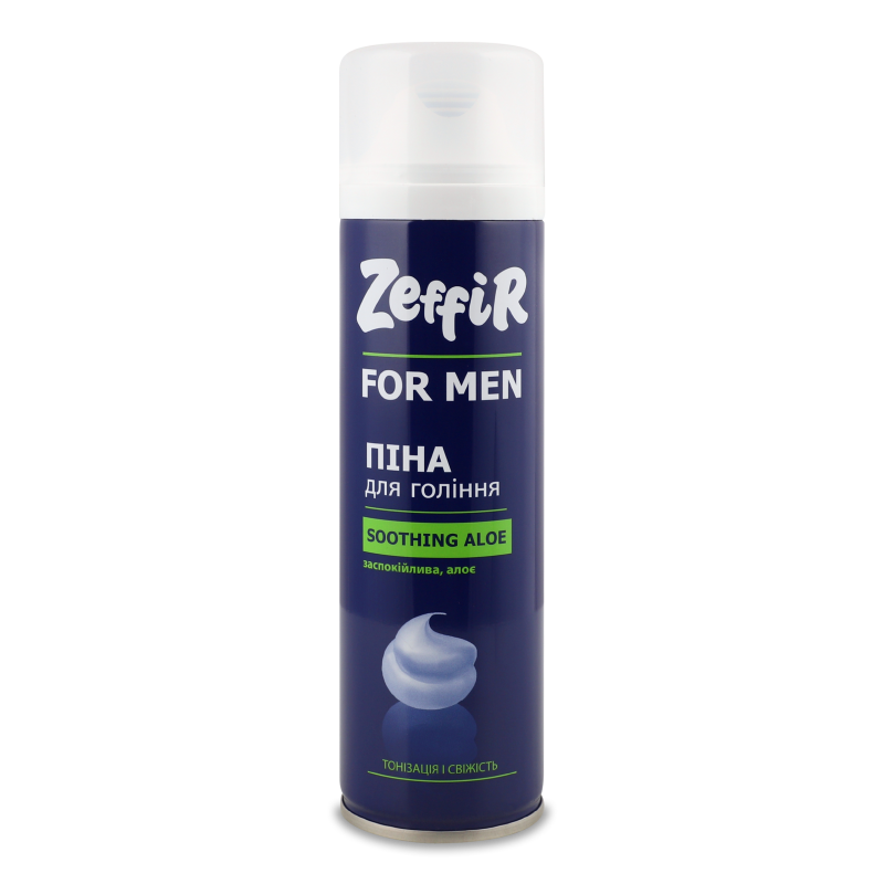 Піна д/гоління Soothing Aloe 200мл Zeffir