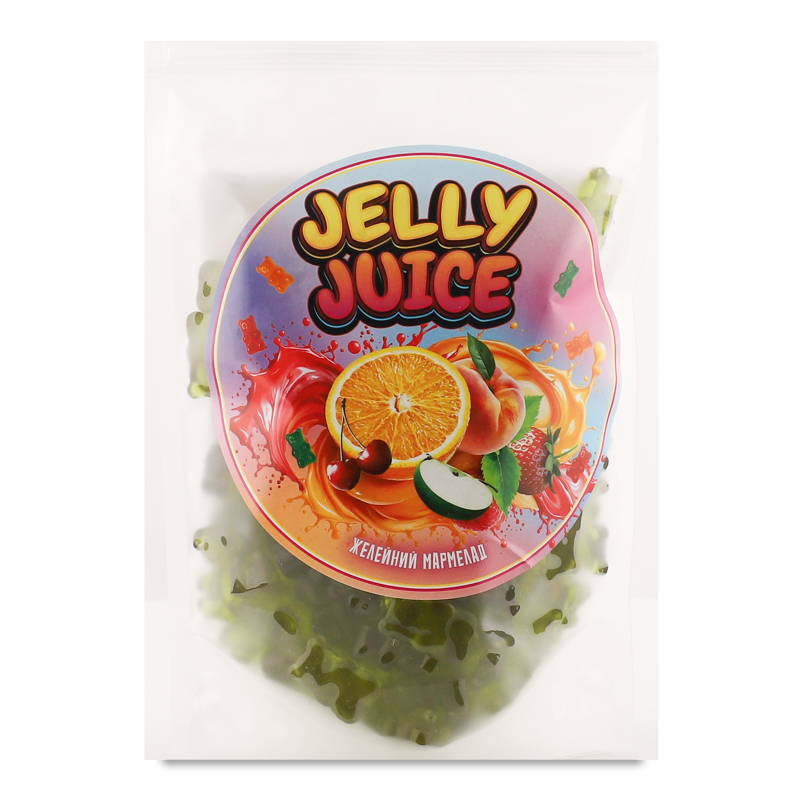JELLY→　BADPHILOSOPHY20th AnniversaryDVD Мармелад желейний Funny Bears Зелене яблуко з натуральним соком