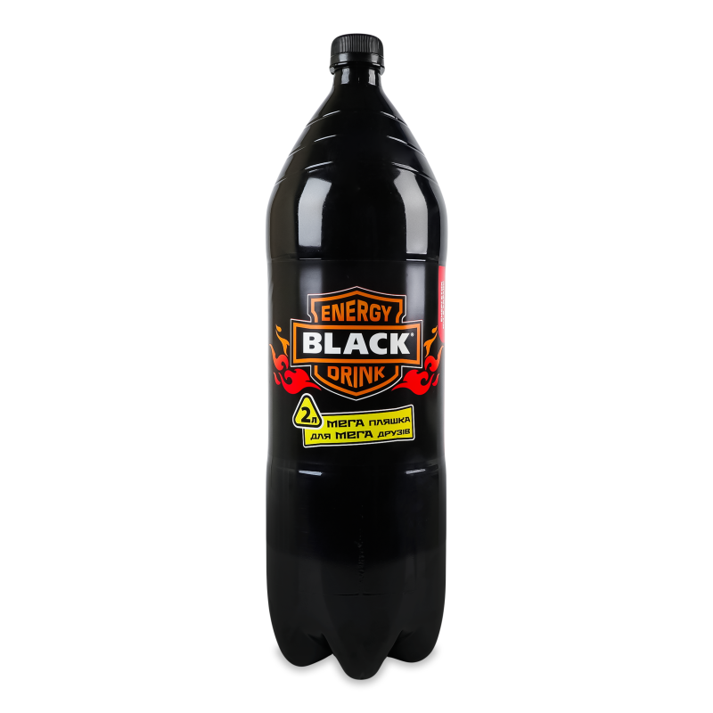 Напій енергетичний безалкогольний Classic сильногазований 2л пет Black Energy
