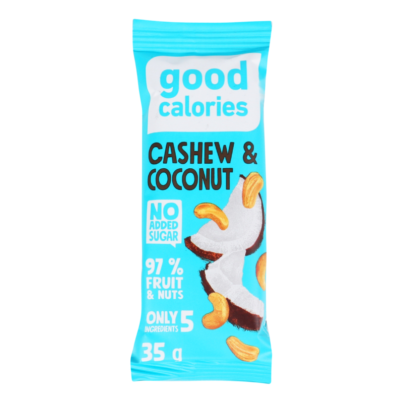 Батончик фініковий Cashew&Coconut Good calories м/у