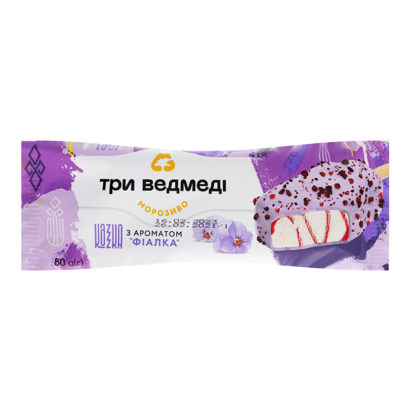 Морозиво 12% Фіалка Каzка Три ведмеді м/у