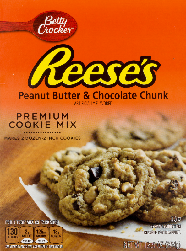 Betty Crocker Reese's Peanut Butter & Chocolate Chunk Premium Cookie