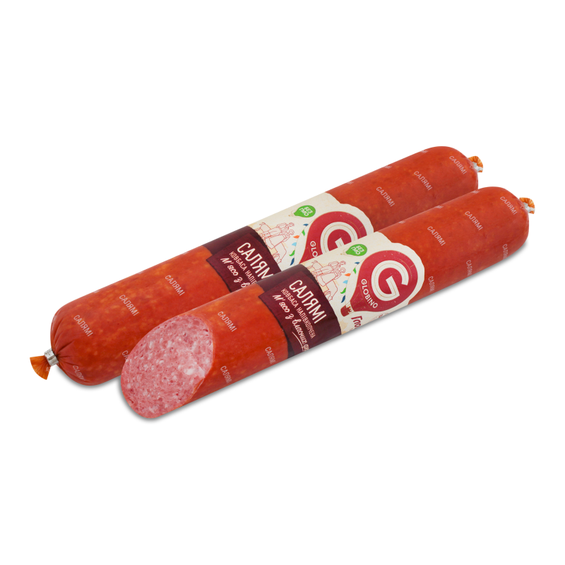 Ковбаса Салямі н/к в/г 460г в/у Глобино