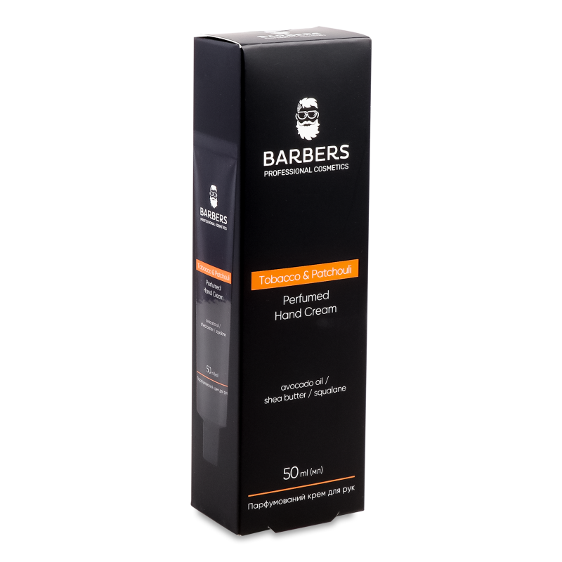 Крем д/рук Tobacco&Patchouli парфумований 50мл Barbers