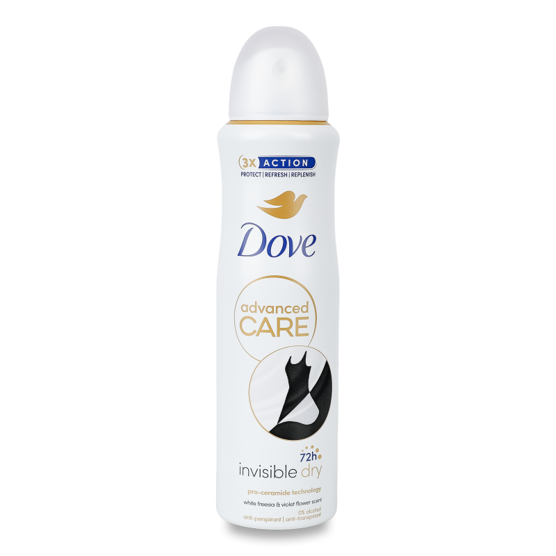 Антиперспірант Невидимий спрей 150мл Dove