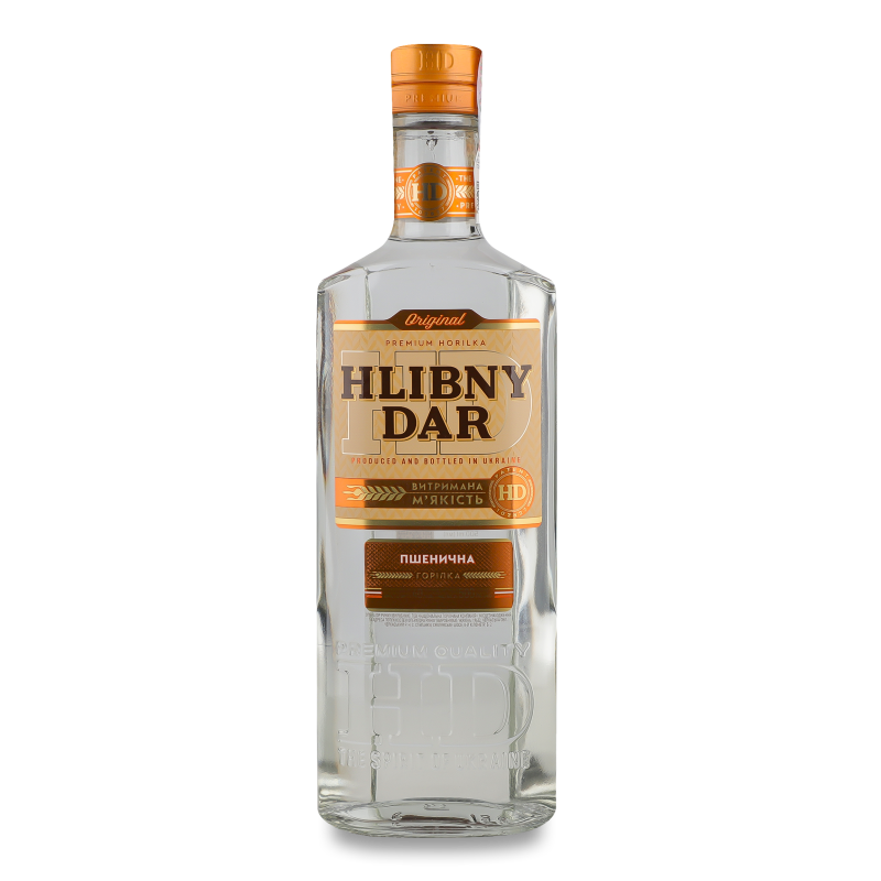 Горілка Пшенична 40% 0,5л Hlibny Dar