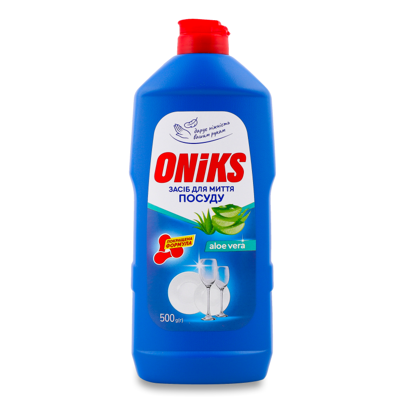 Рідина д/миття посуду Алое вера 500г Онікс