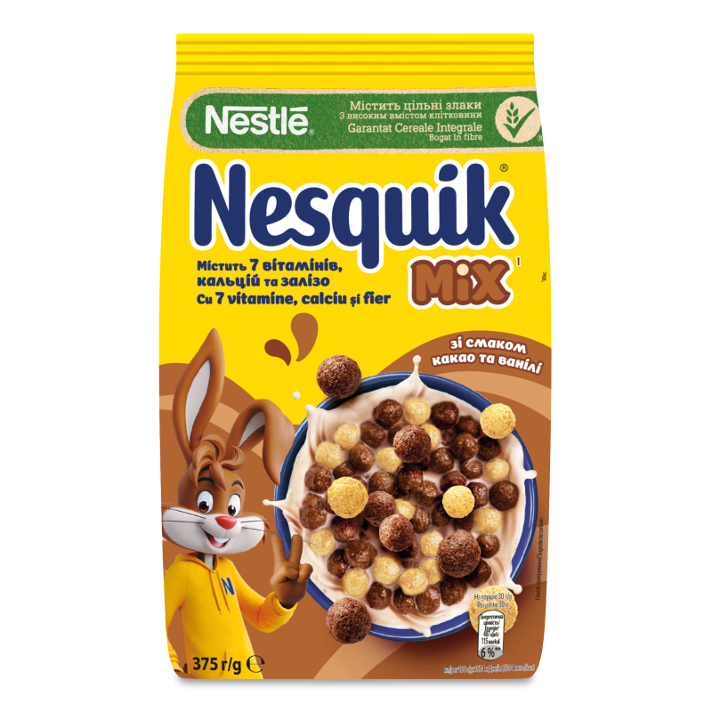 Сніданок сухий Мікс 375г м/у Несквік