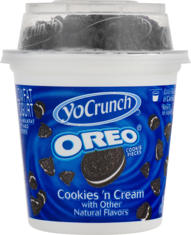 YoCrunch Lowfat Cookies 'N Cream Yogurt Oreo YoCrunch(46675000808