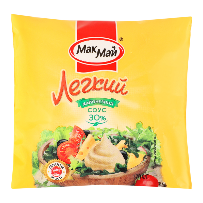 Соус майонезный 30% Легкий МакМай м/у 170г МакМай(4820189940500 ...