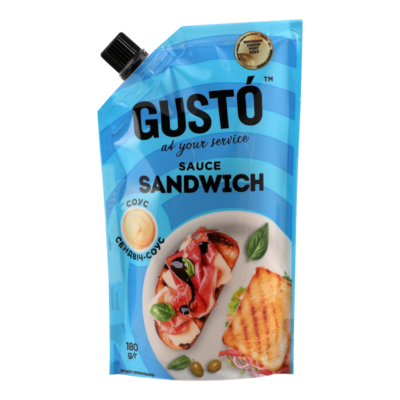 Соус Sandwich Gusto д/п 180г