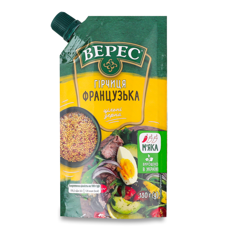 Гірчиця Французька 130г д/п Верес