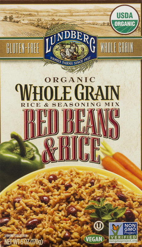 Lundberg Organic Whole Grain Rice & Seasoning Mix Red Beans & Rice ...