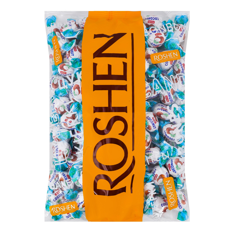 Coconut☆　 Карамель с кокосовой начинкой Coconut Roshen кг Roshen