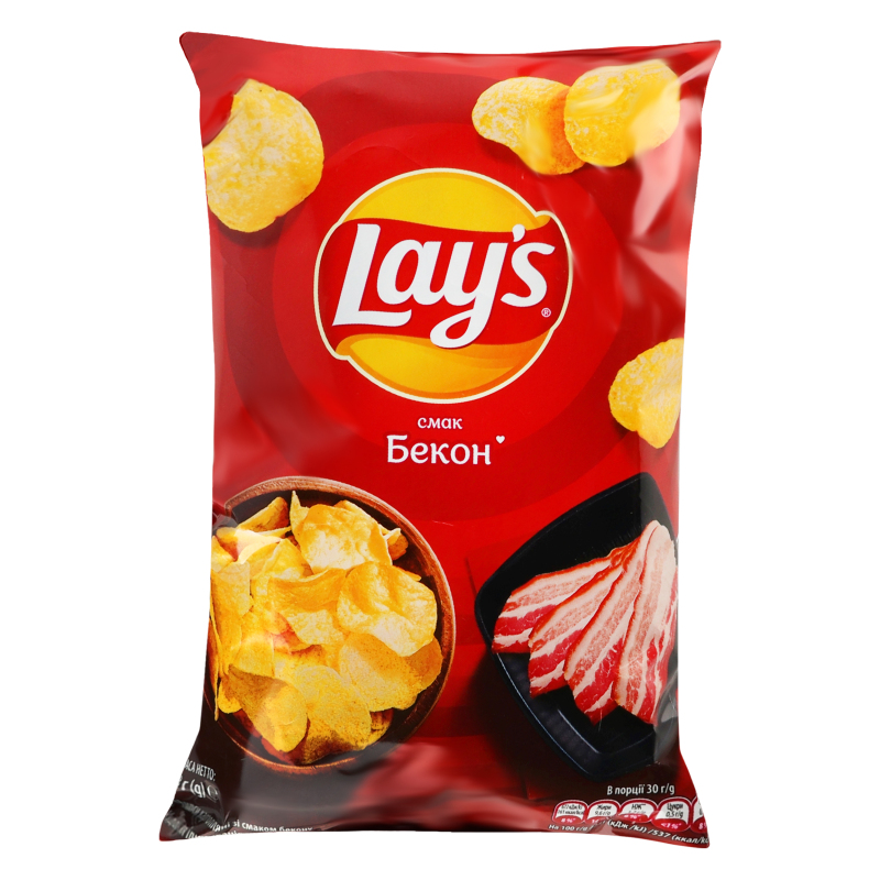 Чипсы картофельные Бекон Lay's м/у 60г Lays(4823063125390): купить в ...