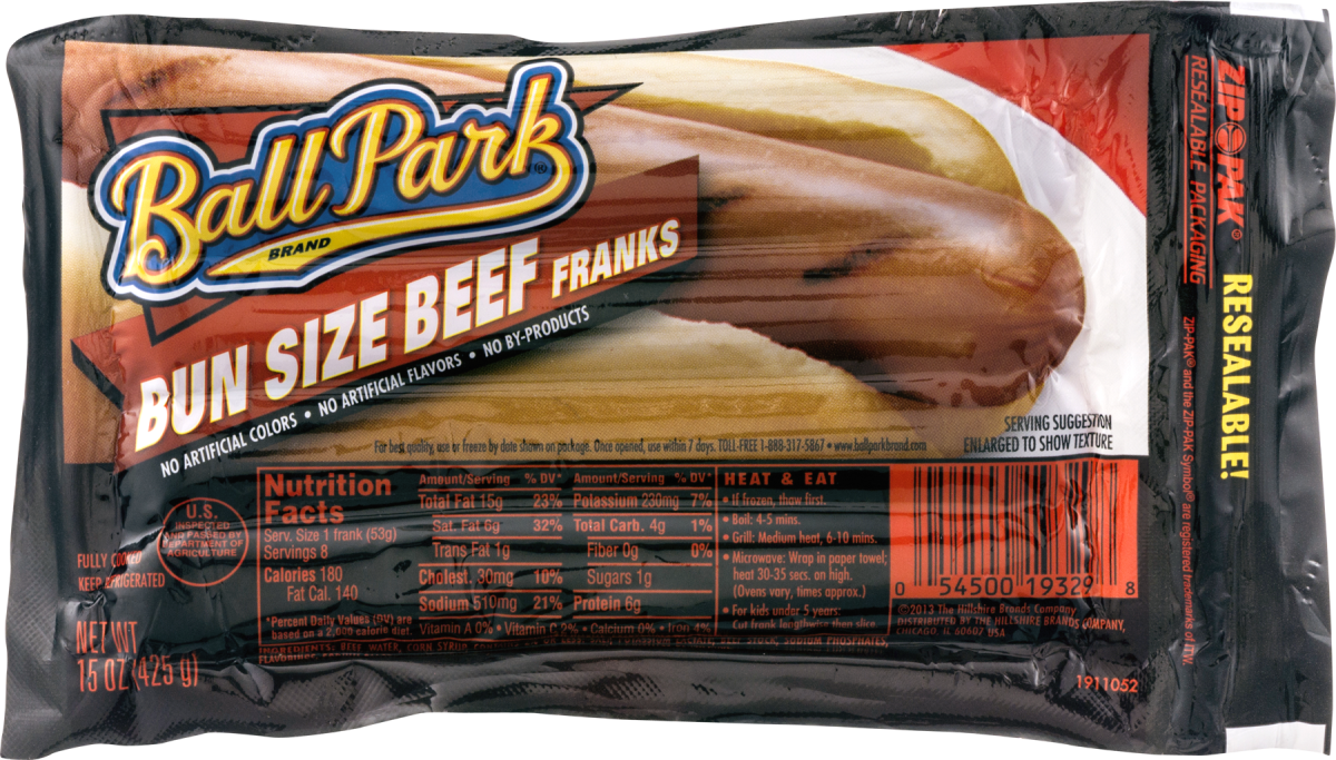 Ball Park Bun Size Franks Beef 8 CT Ball Park(54500193298) customers
