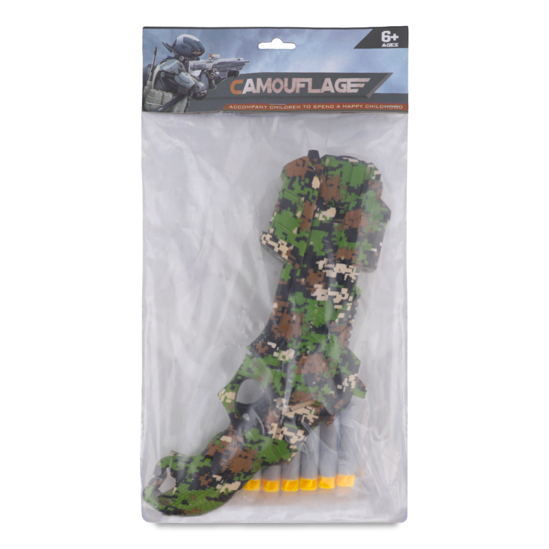 Іграшка Бластер Камуфляж з набоями 25см VA106809