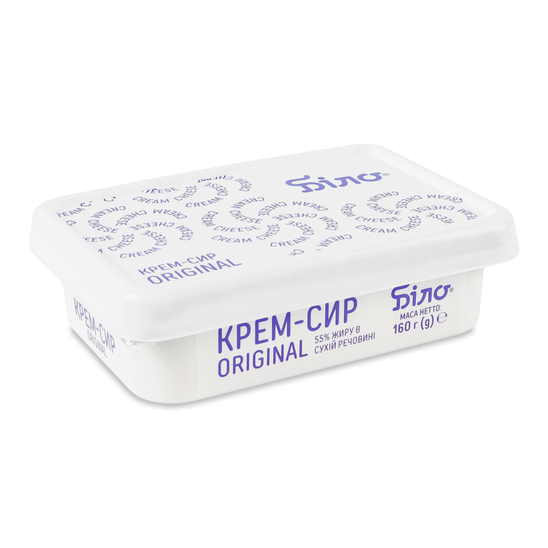 Крем-сир Original 55% 160г ванночка Біло