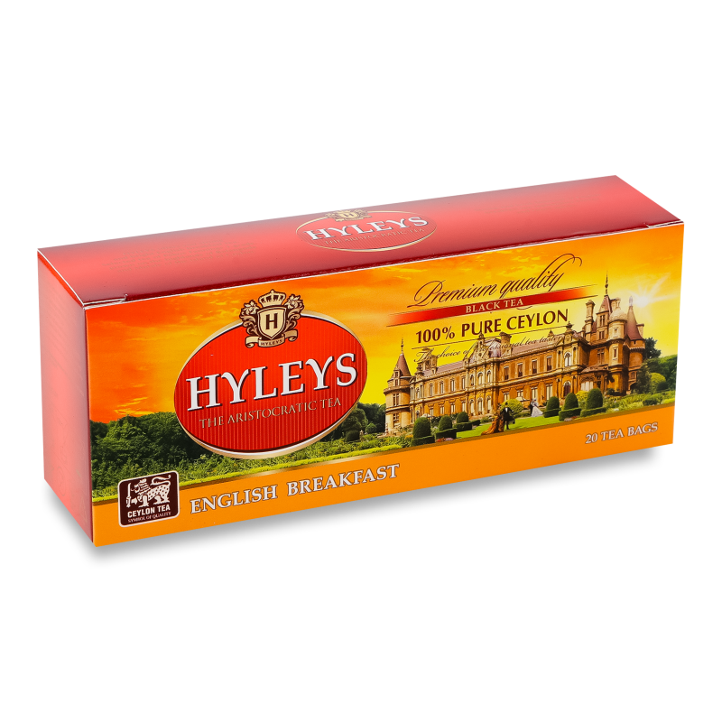 Чай Англійський сніданок чорний 20*1,5г Hyleys