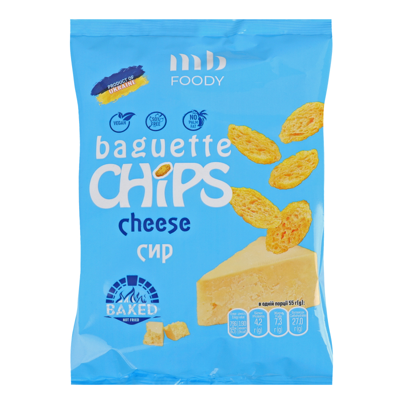 Багет пшеничний Сир Chips MB Foody м/у