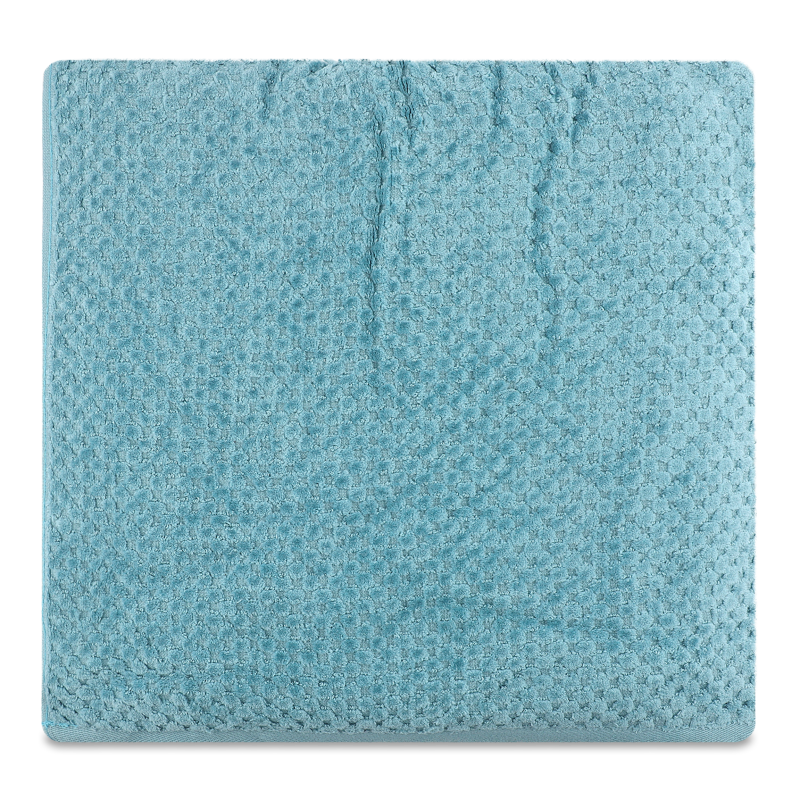 Рушник Дамаск смарагдовий махровий велюр 70*140см 550г/м2 ГМ Текстайл