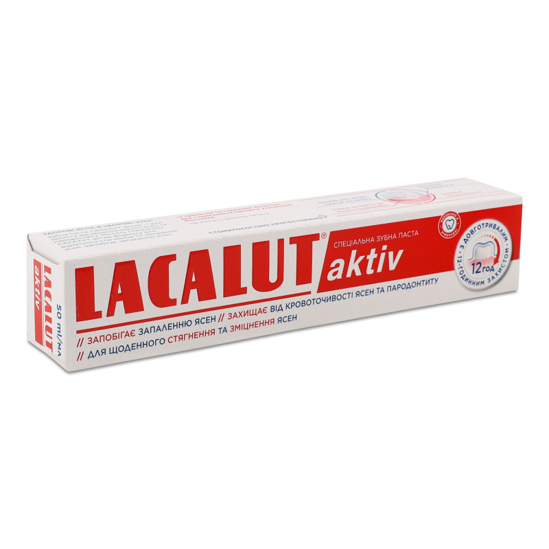 Паста зубна Aktiv 50мл Lacalut