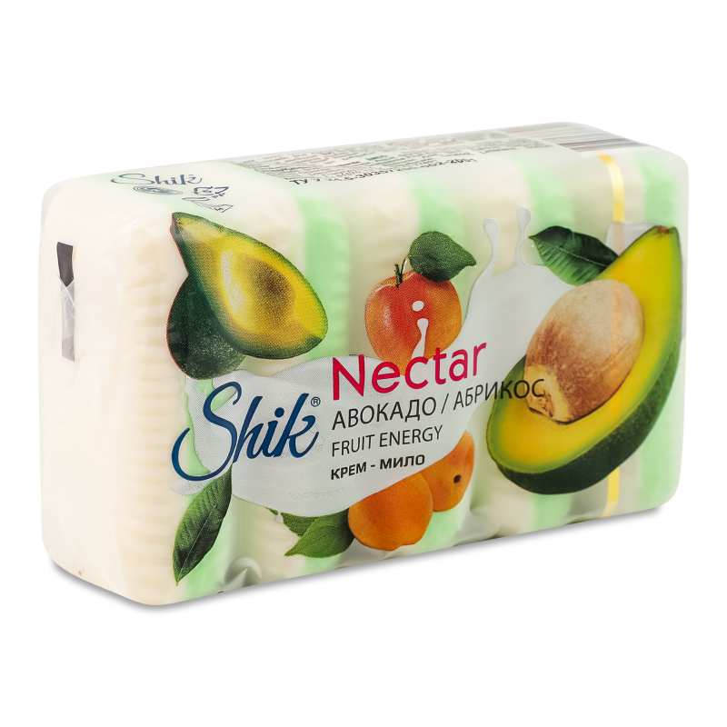 Крем-мило Nectar Авокадо та абрикос 5*70г Shik