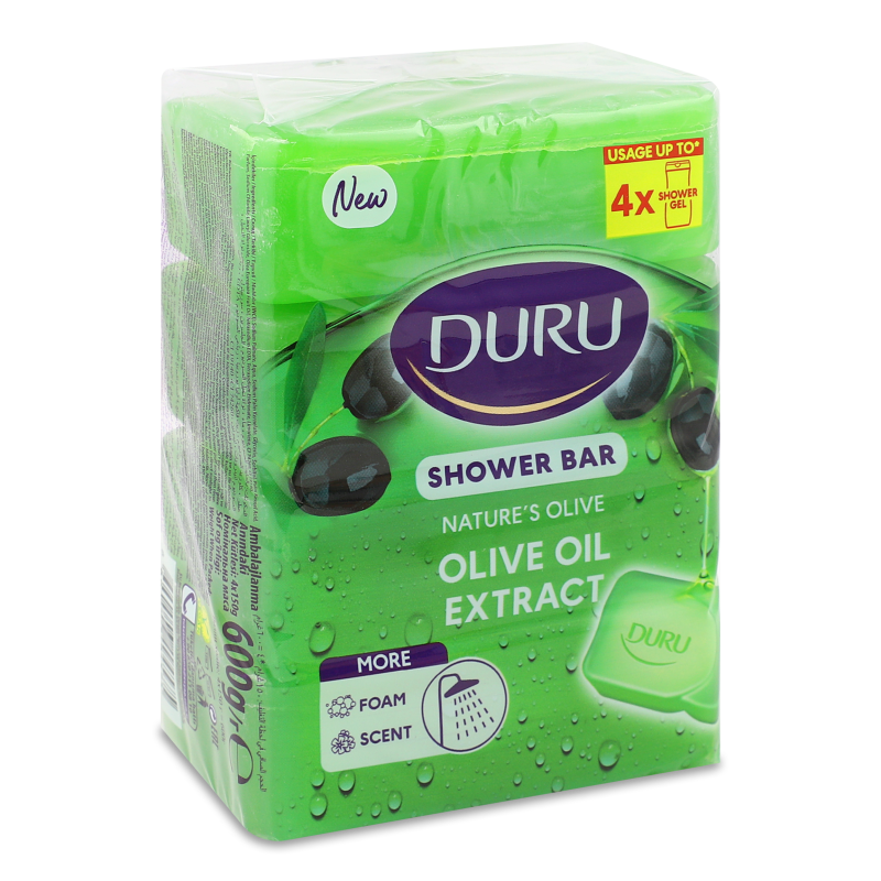 Мило Nature’s Olive Екстракт оливкової олії 4*150г Duru