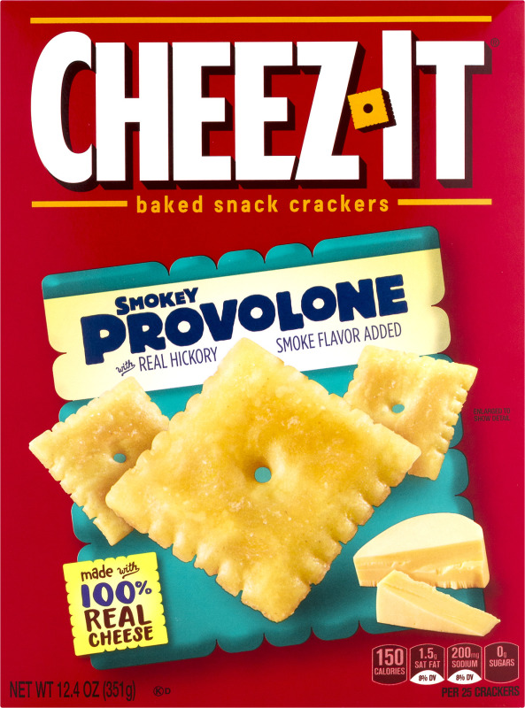 CheezIt Baked Cracker Snack Smokey Provolone CheezIt(24100594375