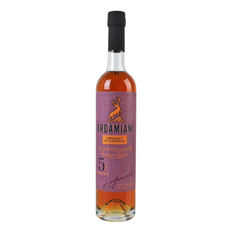 Бренди 0.5л 40% ординарный 5 лет Ardamiani бут Ardamiani