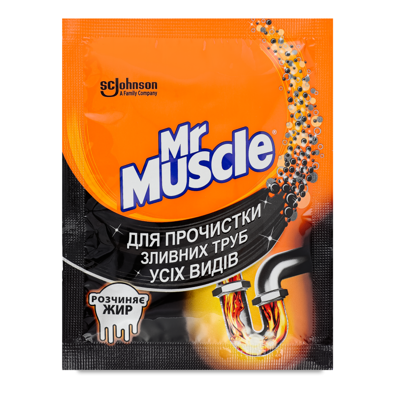 Засіб д/очищення зливних труб 70г Mr.Muscle