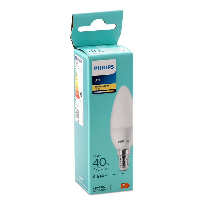 Лампа LED B35 40W E14 WW Philips