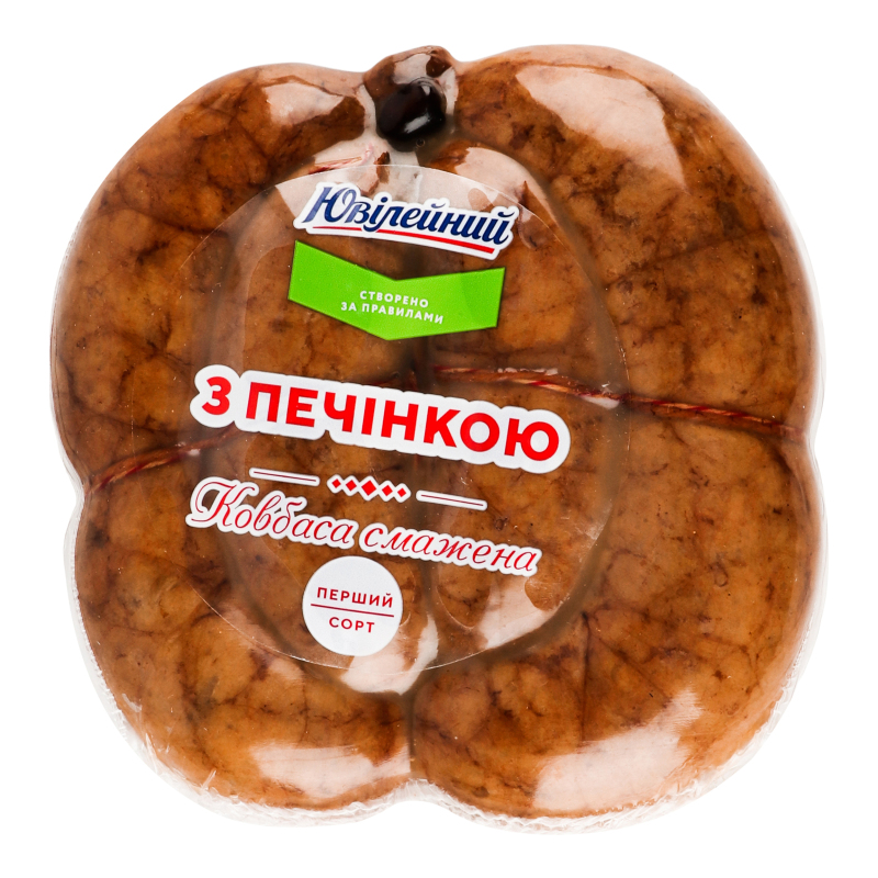 Ковбаса смажена З печінкою Ювілейний кг