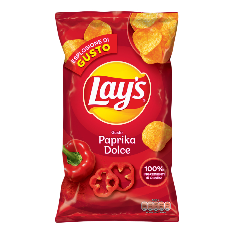 Чіпси картопляні зі смаком паприки Paprika Dolce Lay's м/у