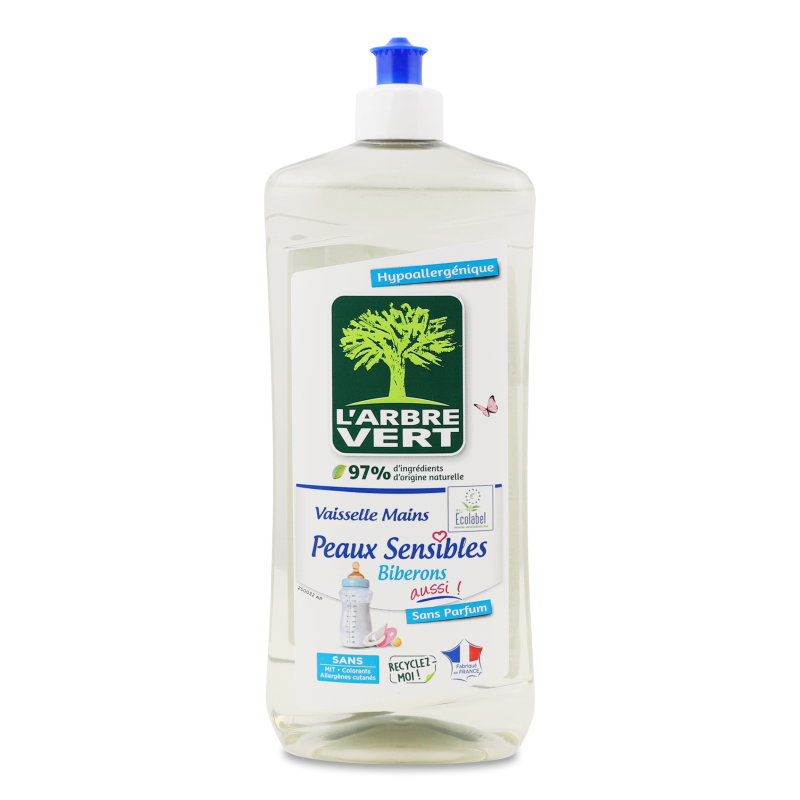 Засіб д/миття посуду Чутлива шкіра 750мл Лярбре верт