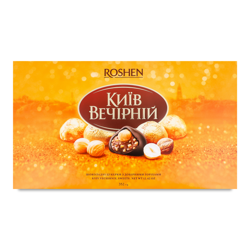 Цукерки Київ вечірній 352г Рошен