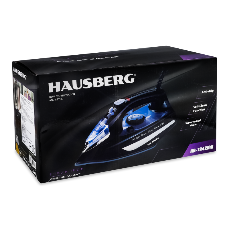 Праска керамічна підошва 200-230Вт HB-7842MV Hausberg Home