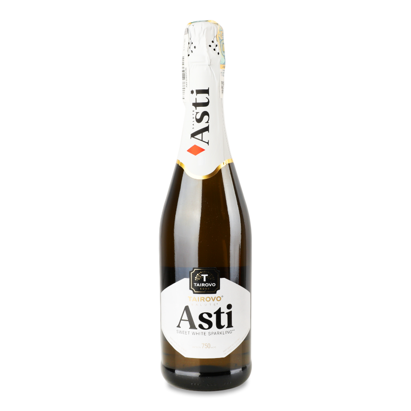 Вино ігристе Salute Asti біле солодке 10-13,5% 0,75л Tairovo
