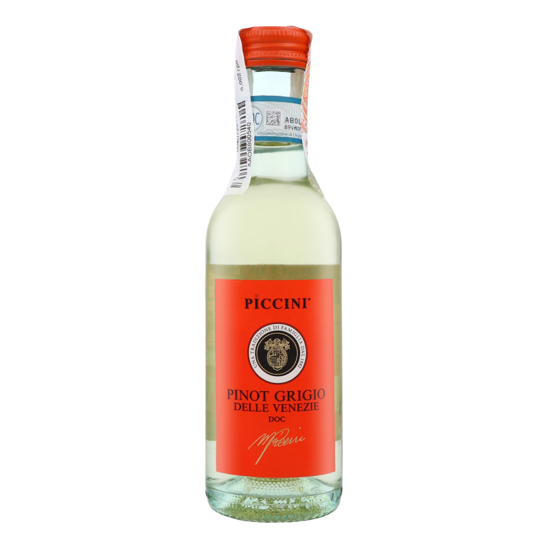 Вино 0.187л 12% белое сухое Pinot Grigio Piccini бут Piccini ...