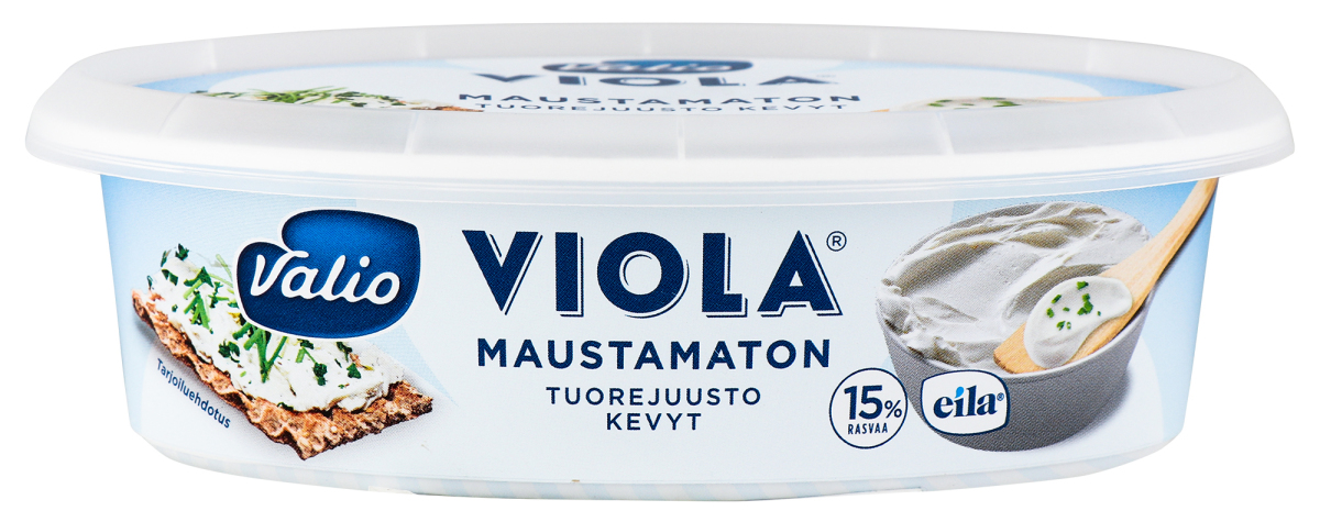 Сыр творожный Valio viola 38% натур.б/лактоз.200г (6408430336500)