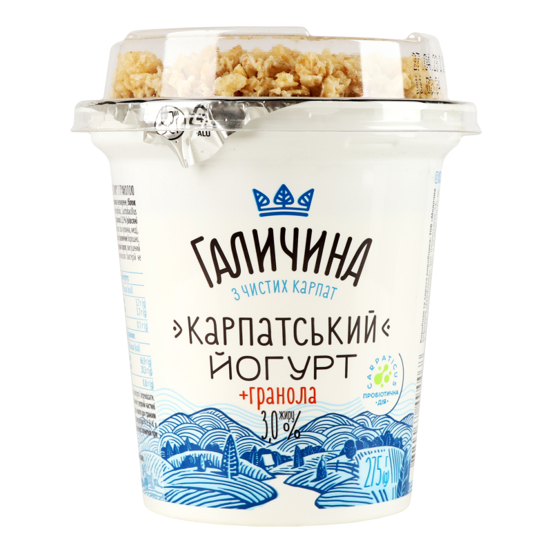 Йогурт 3% з гранолою Карпатський Галичина ст
