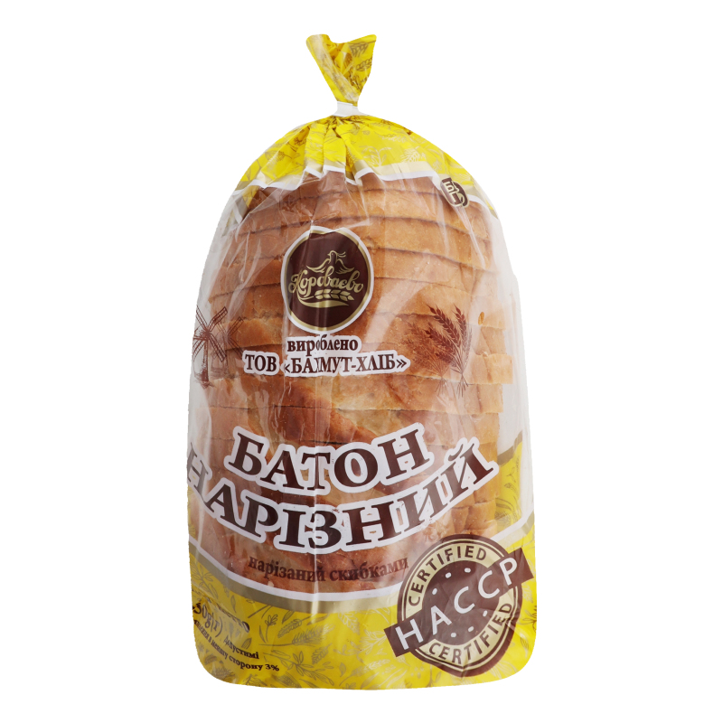 Батон Нарізний Короваєво м/у