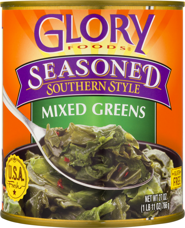Glory Foods Seasoned Southern Style Mixed Greens Glory Foods