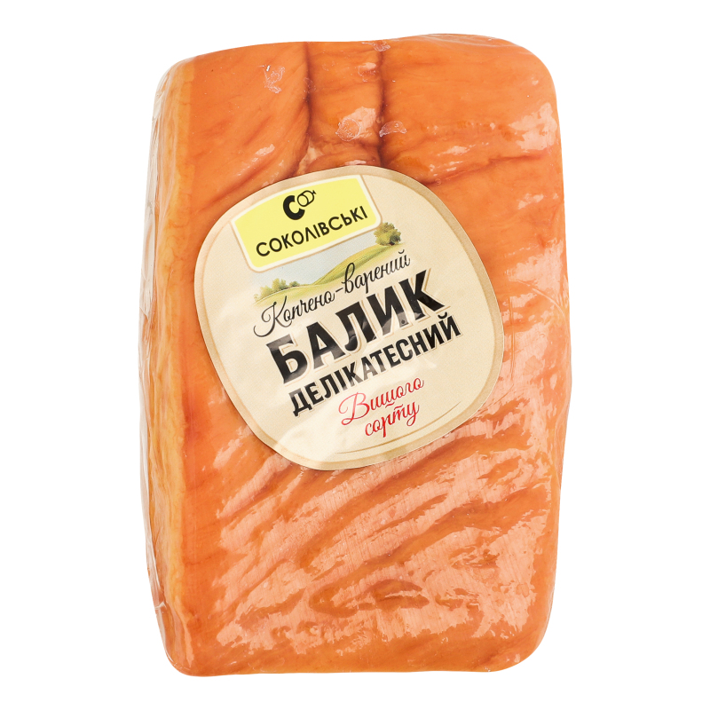 Балик Делікатесний Соколівські в/к в/с кг